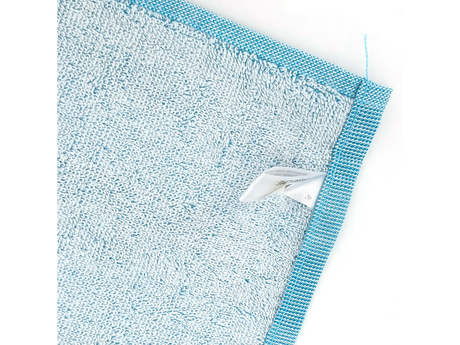 Lot de 2 torchons de cuisine éponge 50x50 cm collection SEAFOOD bleu