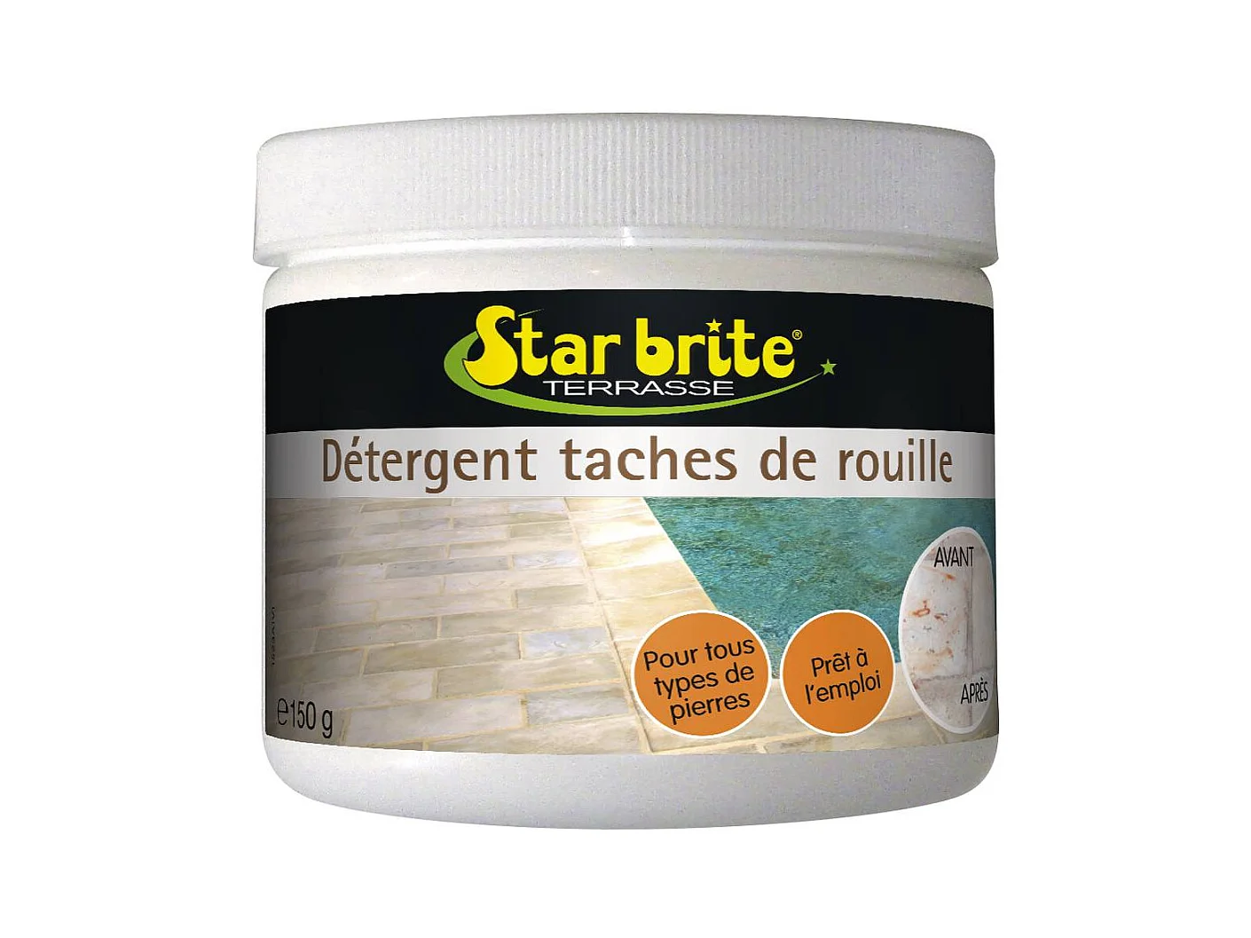 Nettoyant terrasse en pierres et margelles de piscine - 900 g