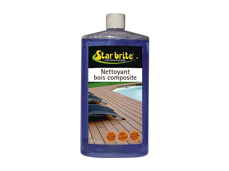 Nettoyant terrasse concentré spécial Bois composite - 1 L