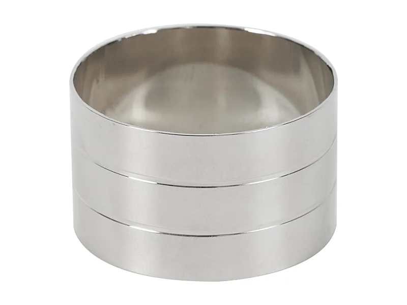 Rond De Serviette Argente X4 Argent