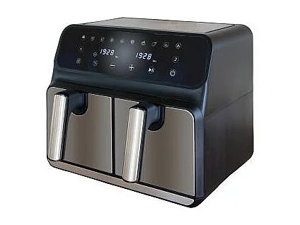 Frytownica Unold Double Twin Zone czarno-srebrna (58685)