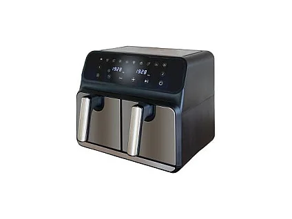 Unold Air Fryer Double Twin Zone black silver (58685)