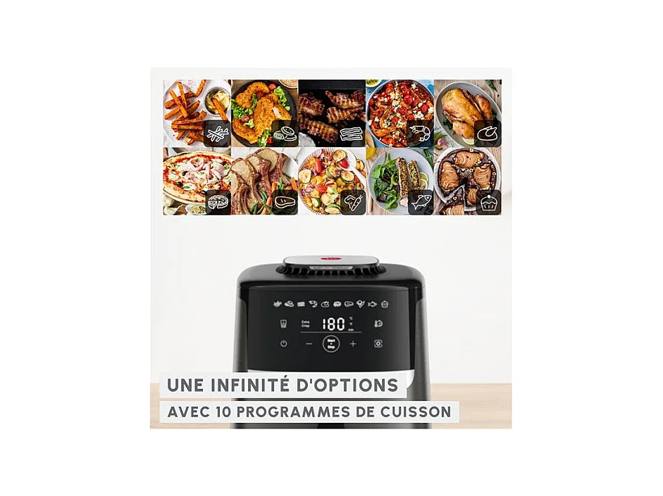 Moulinex Friteuse 5l 1670w gris charbon - EZ551HF0