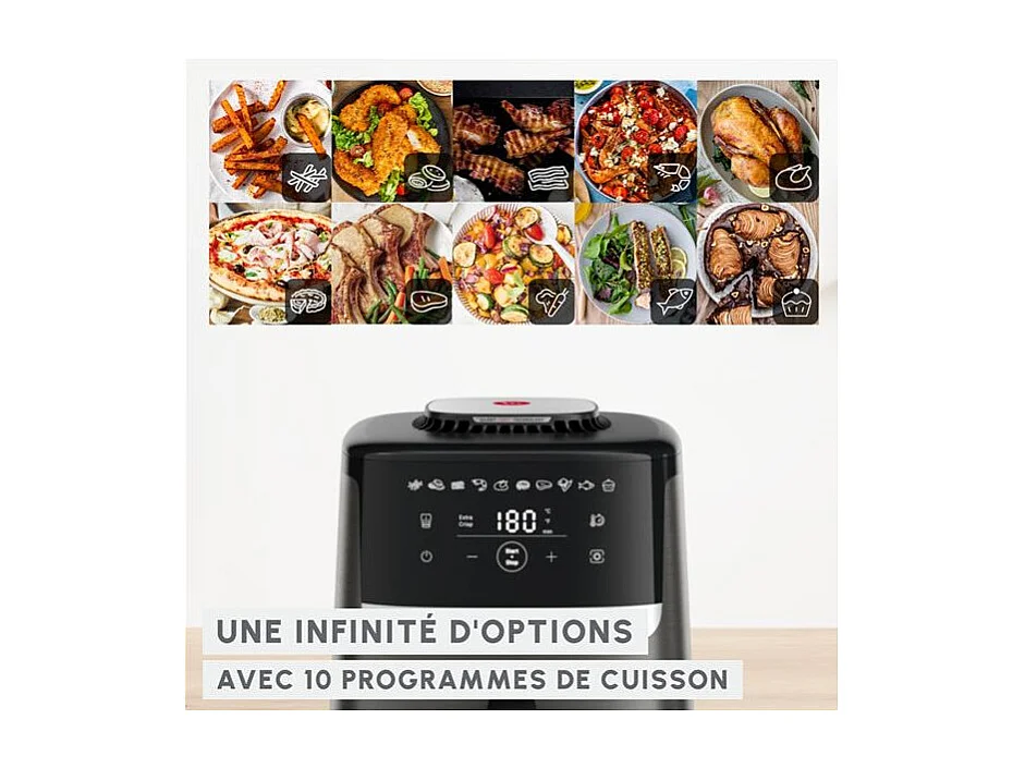 Moulinex Friteuse 5l 1670w gris charbon - EZ551HF0