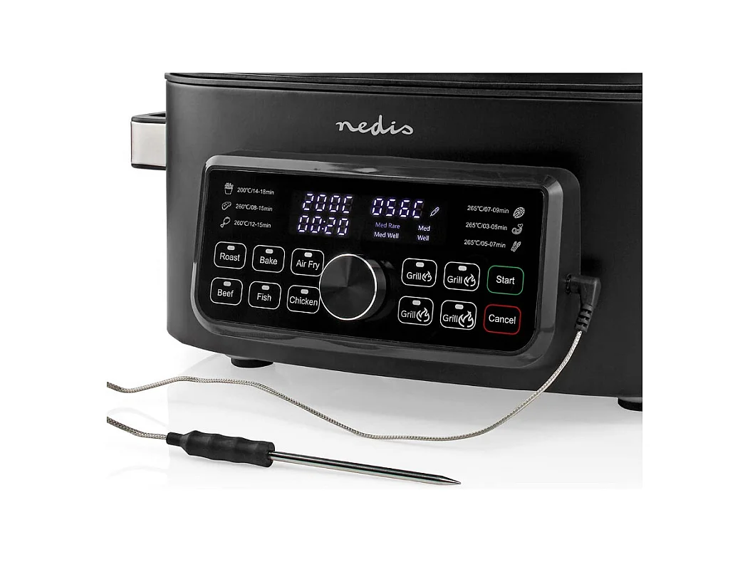 Nedis Friteuse 6l 1600w noir - KAAFG600BK