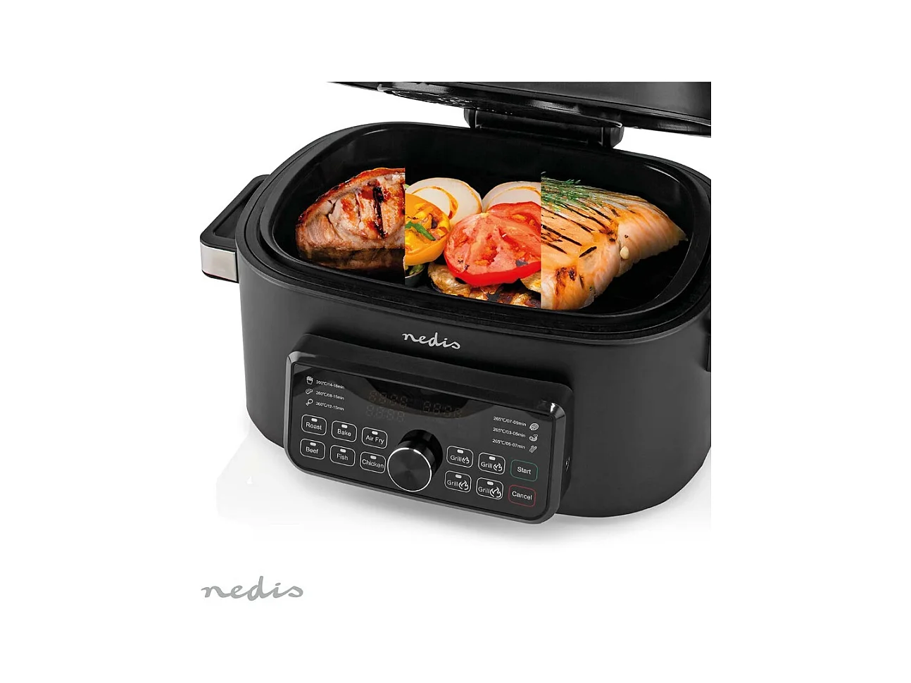 Nedis Friteuse 6l 1600w noir - KAAFG600BK