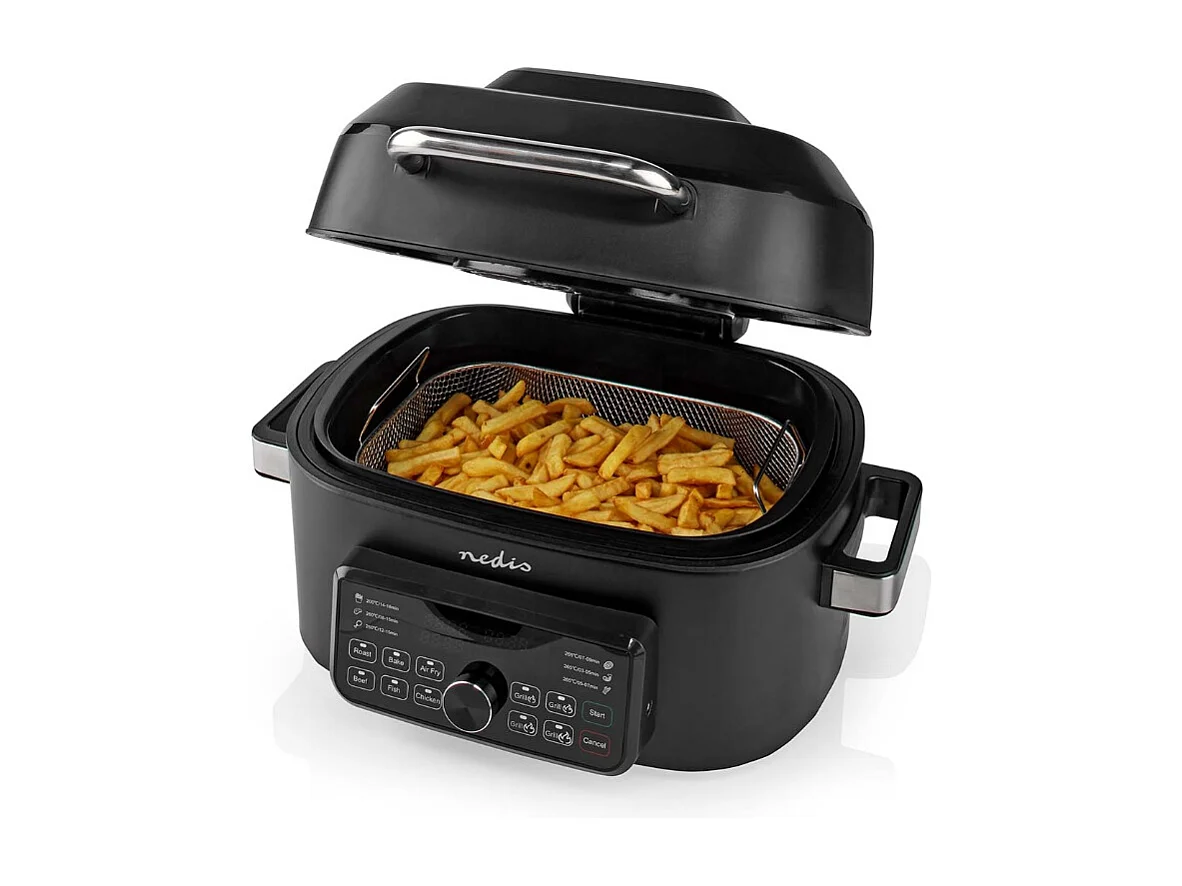 Nedis Friteuse 6l 1600w noir - KAAFG600BK