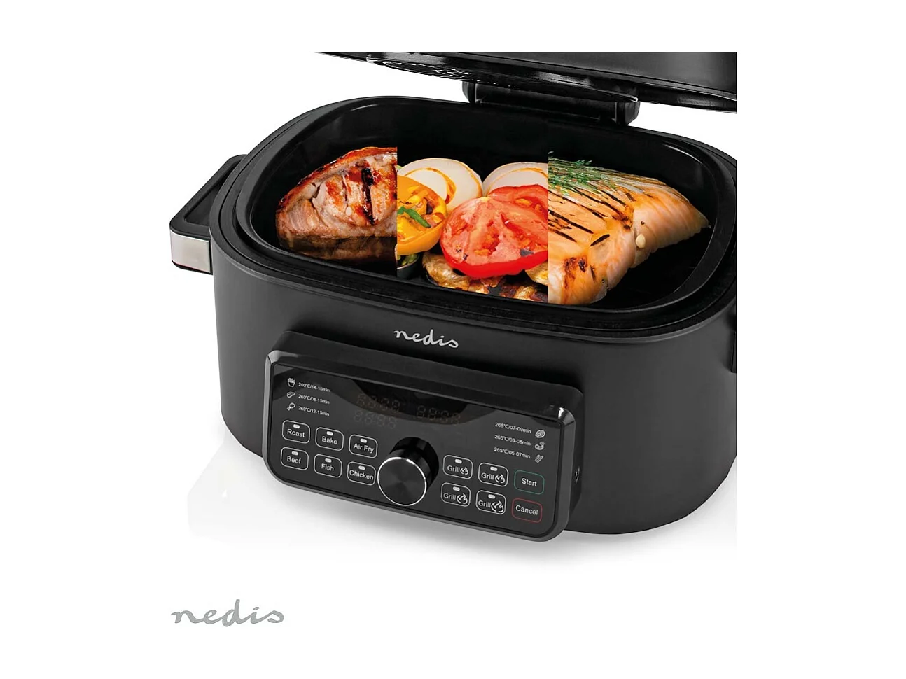 Nedis Friteuse 6l 1600w noir - KAAFG600BK