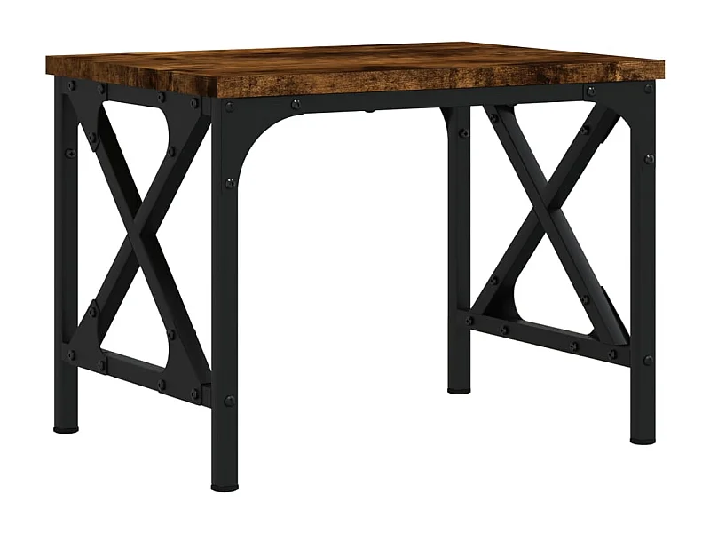 Prolenta Premium -  Supporto Stampante Rovere Fumo 40x30x31 cm Legno Multistrato