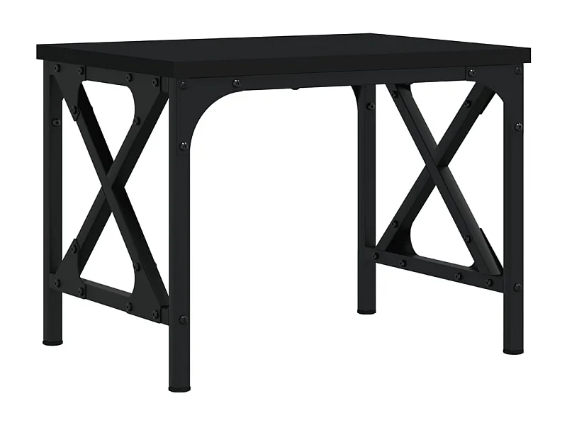 Prolenta Premium -  Support d'imprimante noir 40x30x31 cm bois d'ingénierie