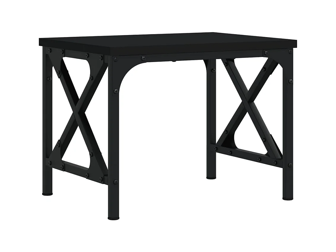 Prolenta Premium -  Support d'imprimante noir 40x30x31 cm bois d'ingénierie