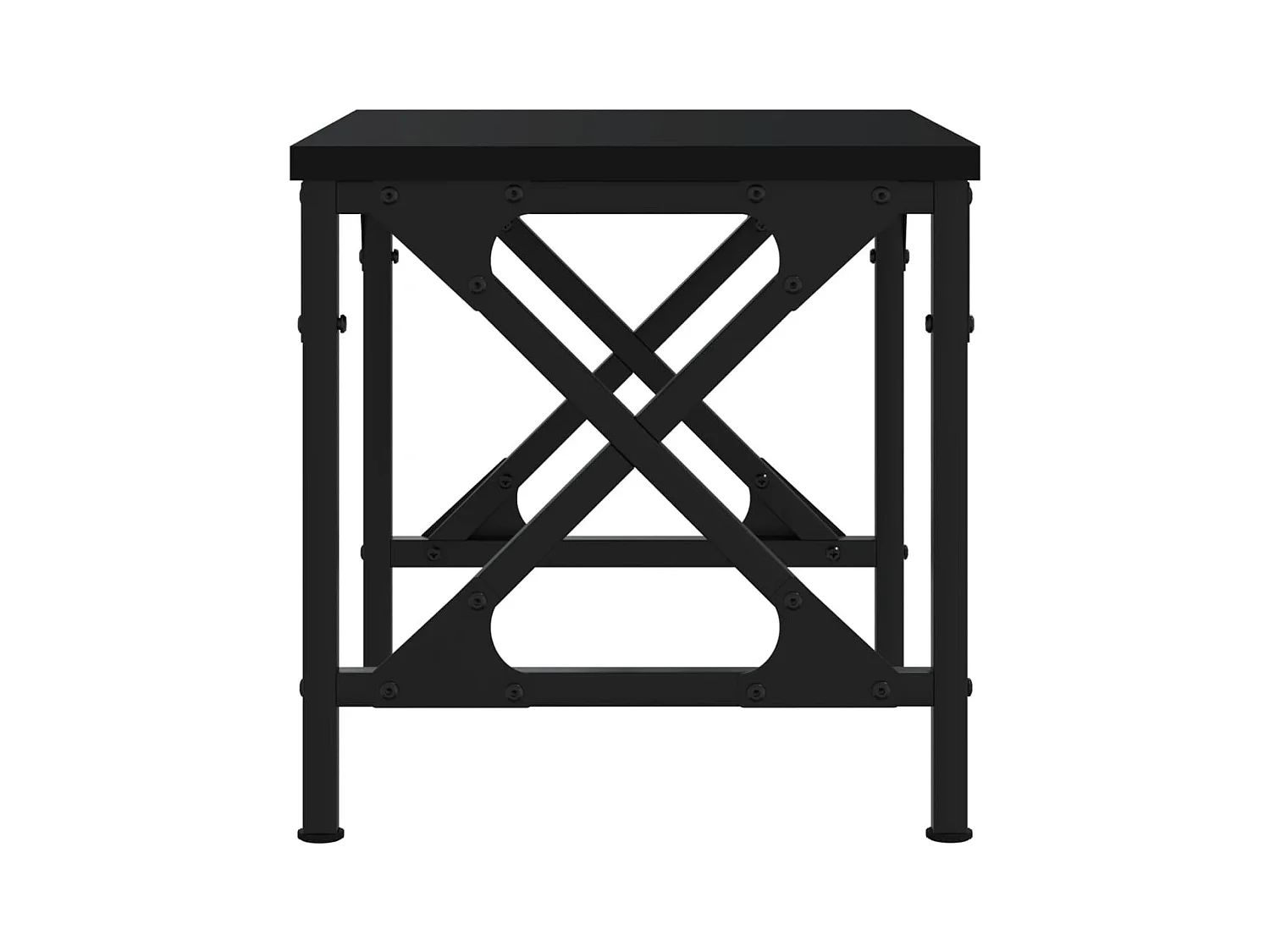 Prolenta Premium -  Support d'imprimante noir 40x30x31 cm bois d'ingénierie