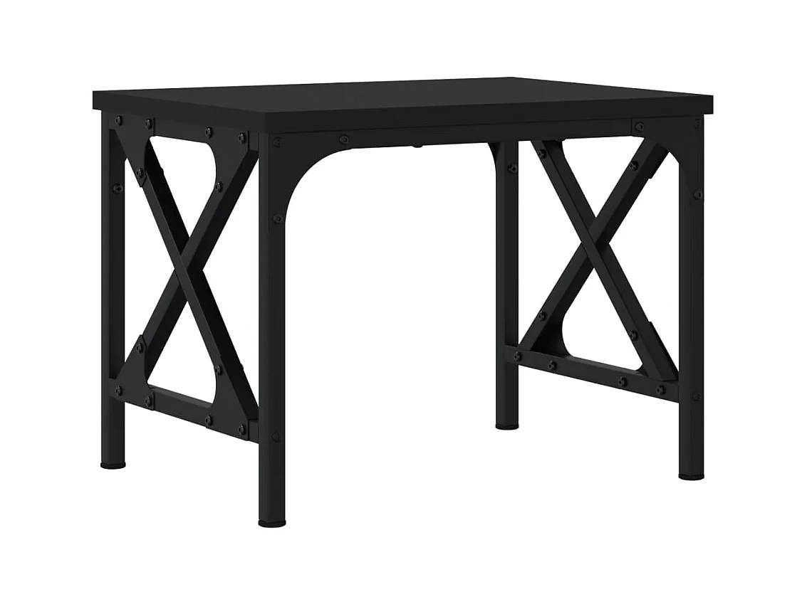 Prolenta Premium -  Support d'imprimante noir 40x30x31 cm bois d'ingénierie