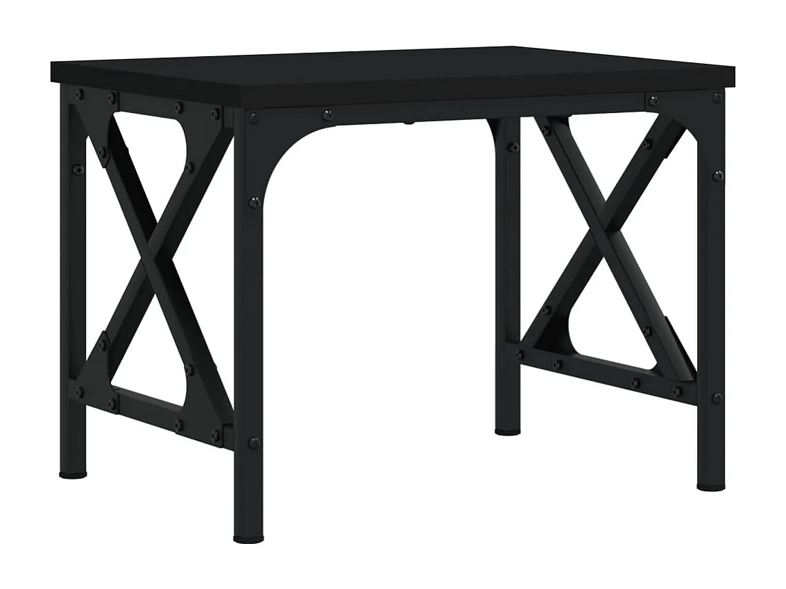 Prolenta Premium -  Supporto per Stampante Nero 40x30x31 cm in Legno Multistrato