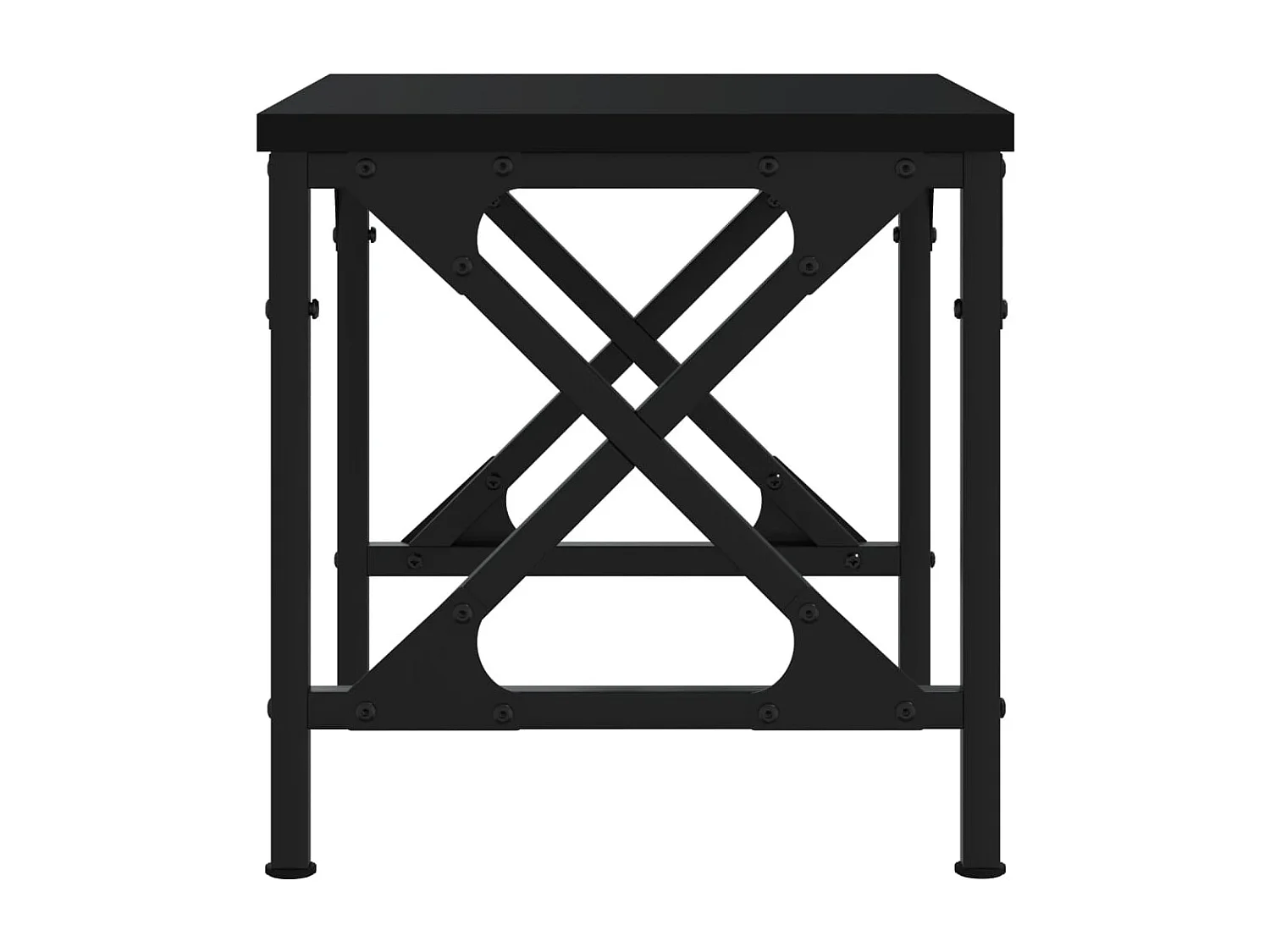 Prolenta Premium -  Supporto per Stampante Nero 40x30x31 cm in Legno Multistrato