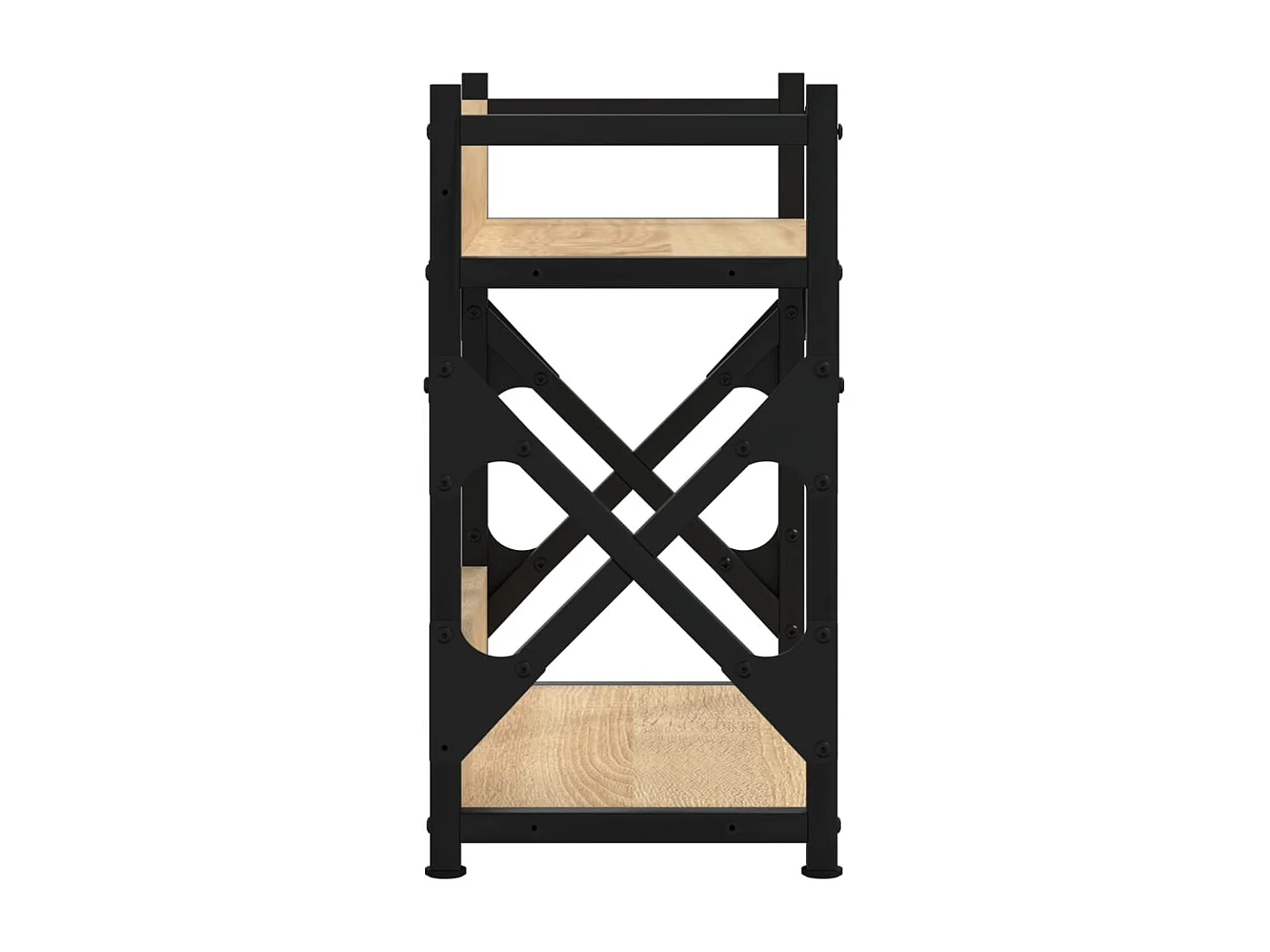 Prolenta Premium -  Printerstandaard 2-laags 40x20x40 cm bewerkt hout sonoma eiken