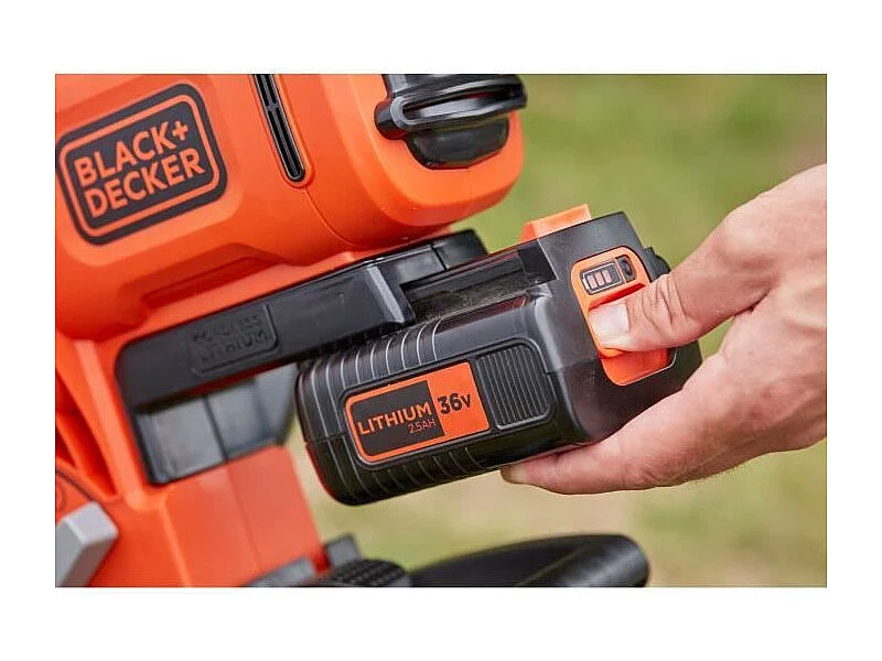 Aspirateur-souffleur-broyeur BLACK+DECKER 36V - Avec batterie et chargeur - Sac 45L