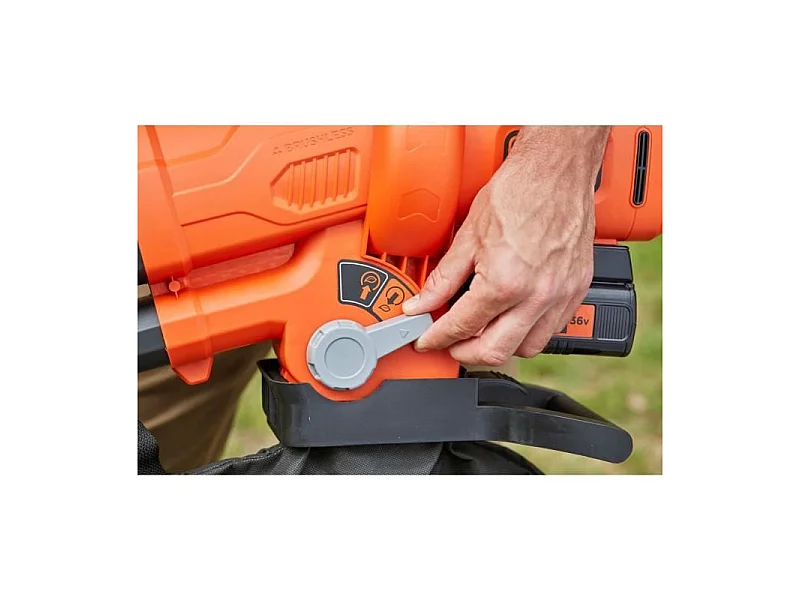 Black & Decker BCBLV3625L1 soffiatore di foglie cordless 270 km/h Nero, Arancione 36 V Ioni di Litio