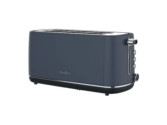 GRILLE PAIN 1550W 2 TRANCHES RAMASSE MIETTE 6TH° DESIGN NEW MOOM BLEU N TERRAILLON - 15438