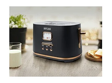 Muse Grille-pains 2 fentes 1000w noir - MS-130BC