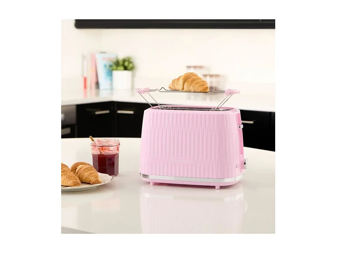 Grille-pain - RUSSELL HOBBS - EDEN - 800 W - 2 fentes - Rasberry