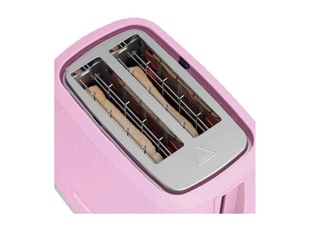 Grille-pain - RUSSELL HOBBS - EDEN - 800 W - 2 fentes - Rasberry