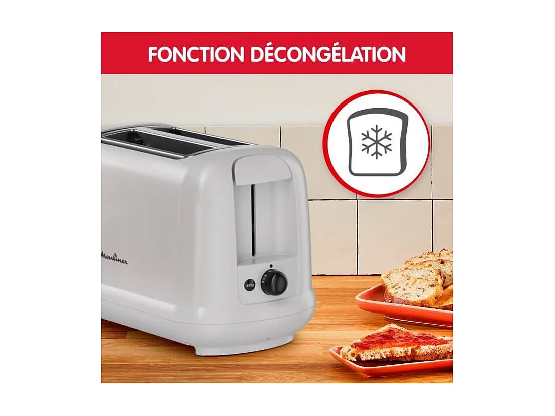 Tostadeira Moulinex Simpleo L 2 fendas extra largas, 7 níveis de tostagem