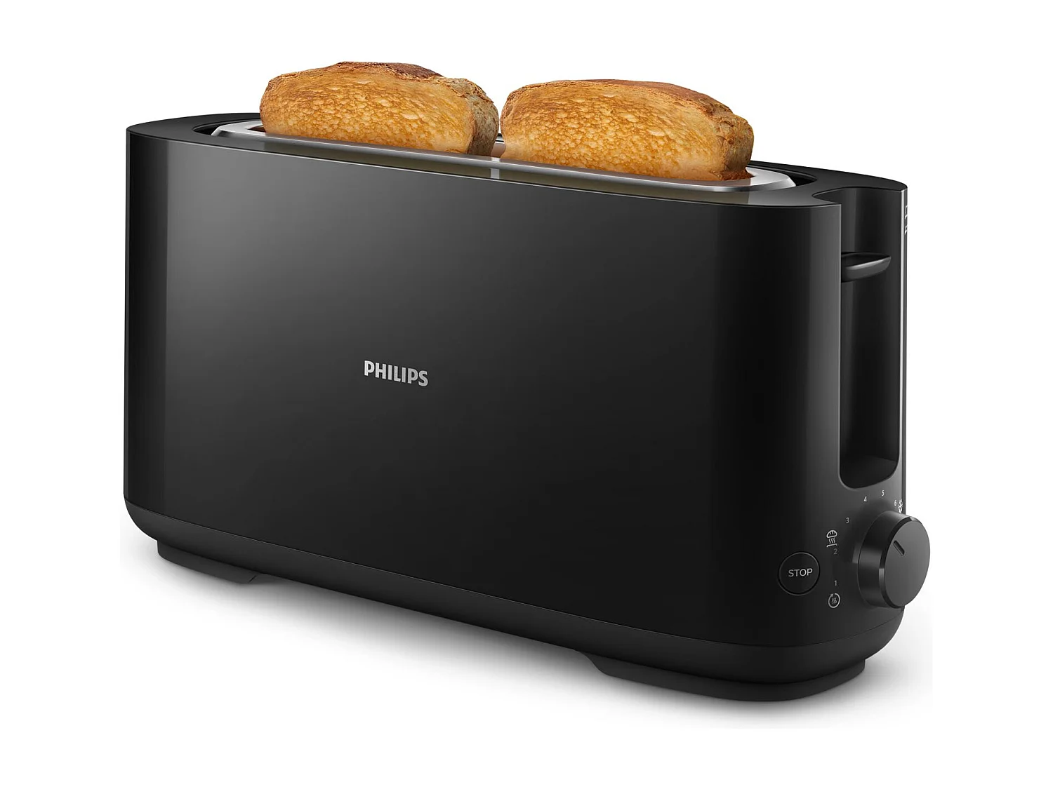 Philips Grille-pain 1 longue fente 1030w noir - hd2590/90