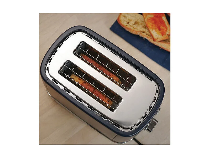 Terraillon Grille pains 2 fentes 1550w bleu nuit - 15437