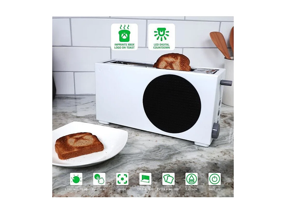 Grille Pain Ukonic Xbox Series S 800 W Blanc