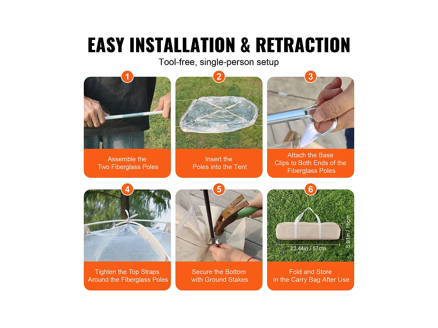 Tente de Sport SucceBuy Abri Instantané Résistant aux Intempéries Bulle Transparente 1 Personne, Idéal pour Camping et Randonnée en Plein Air