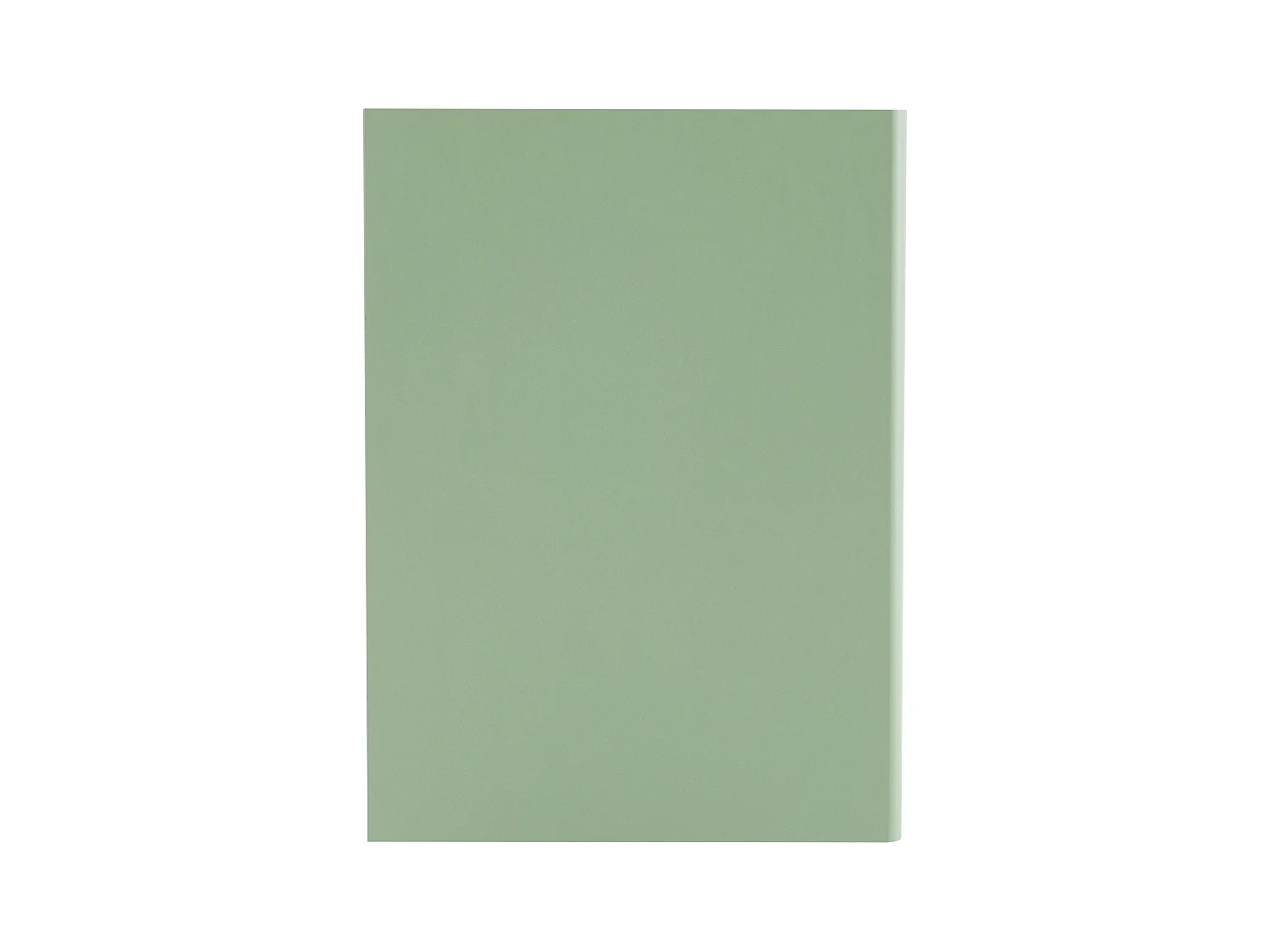 Meuble TV uni rétro rectangulaire L120 cm vert