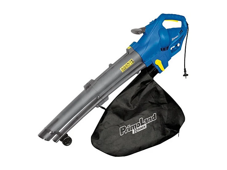Aspirateur Souffleur Broyeur 3000W RIBIMEX - PRASB3000 avec Sac de Récupération Amovible 45 L