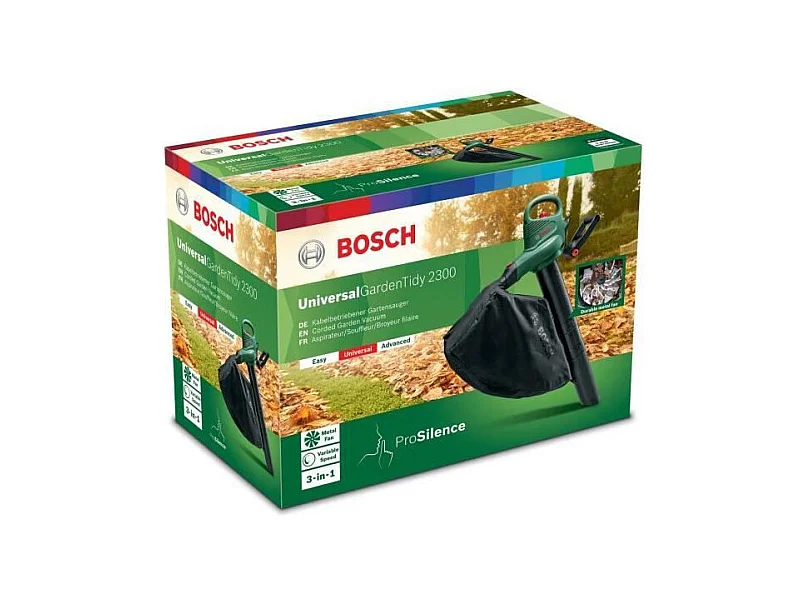 Aspirateur Souffleur Broyeur BOSCH - UniversalGardenTidy 2300