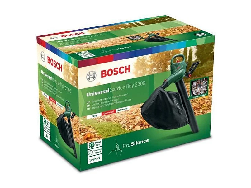 Aspirateur Souffleur Broyeur BOSCH - UniversalGardenTidy 2300