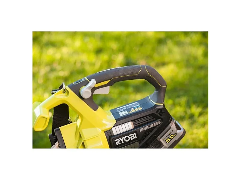 Souffleur aspiro-broyeur 2-en-1 - RYOBI - Brushless - 201 km/h - 6 m³/min
