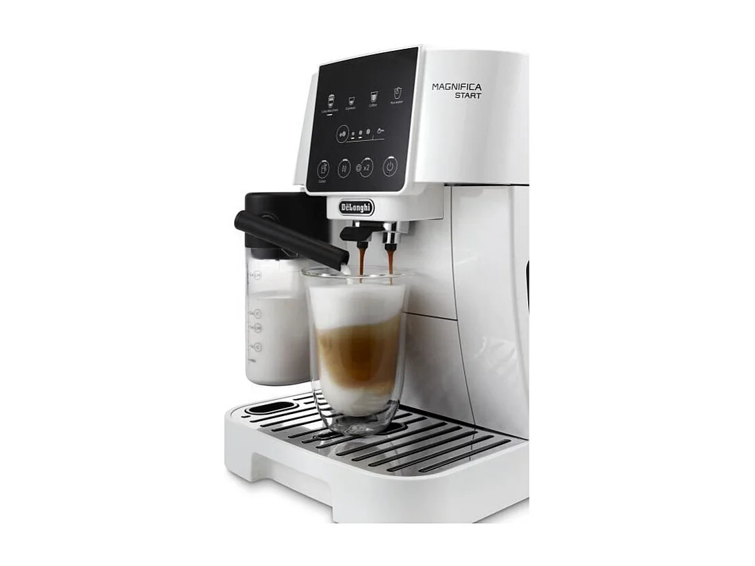 Espresso-Kaffeemaschine mit Mahlwerk DELONGHI ECAM220.61.W - Edelstahl