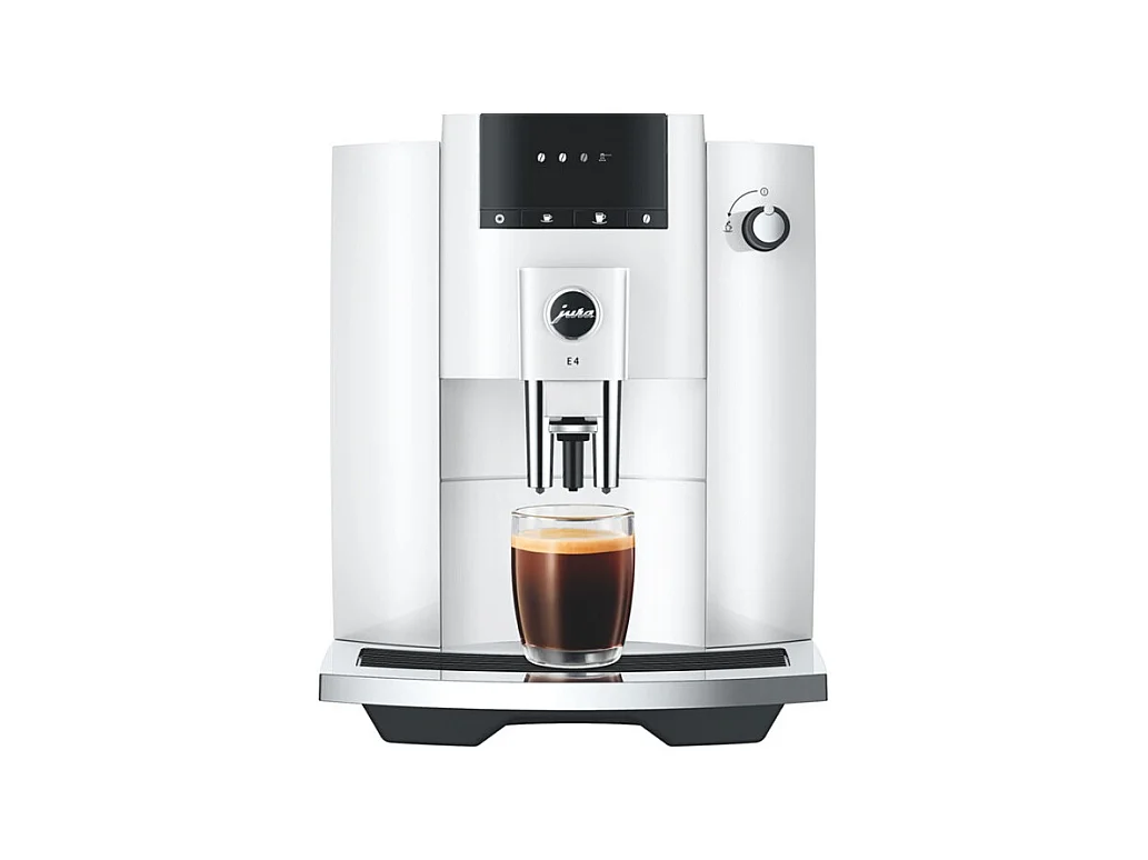 Expresso avec broyeur Jura E4 PIANO WHITE
