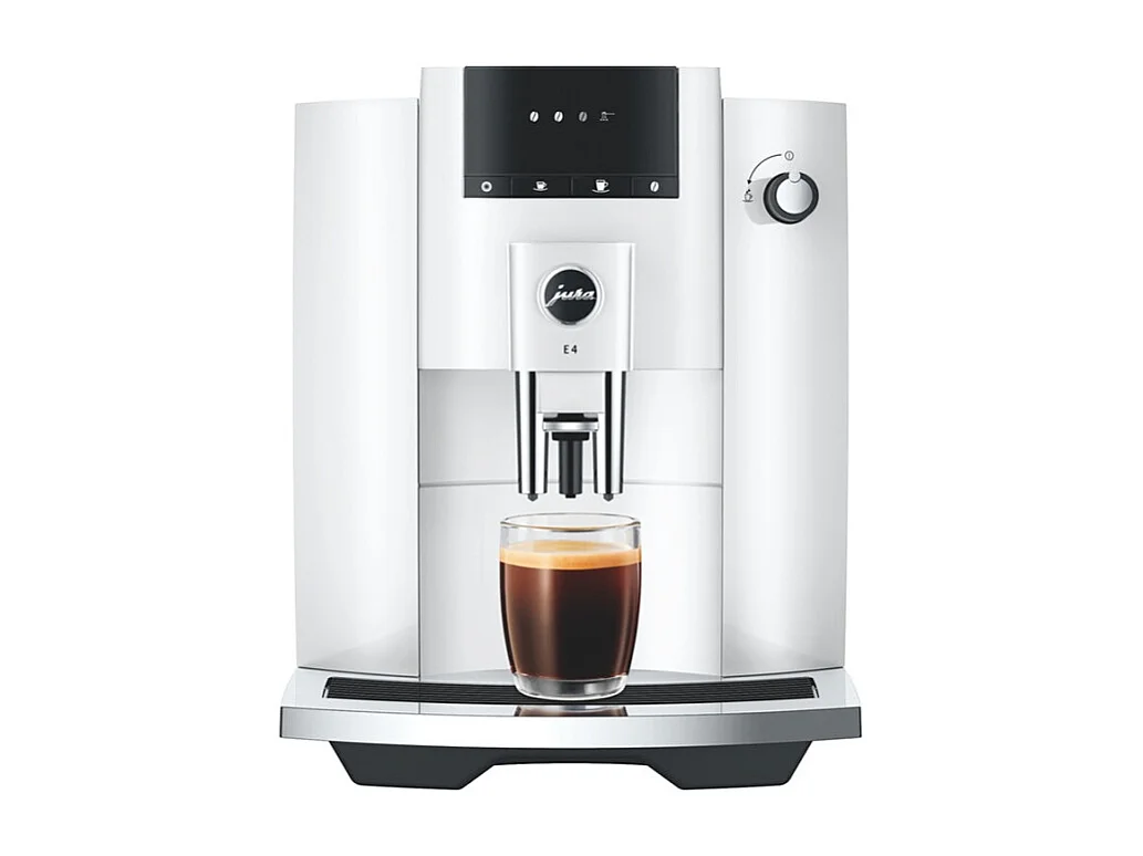 Expresso avec broyeur Jura E4 PIANO WHITE