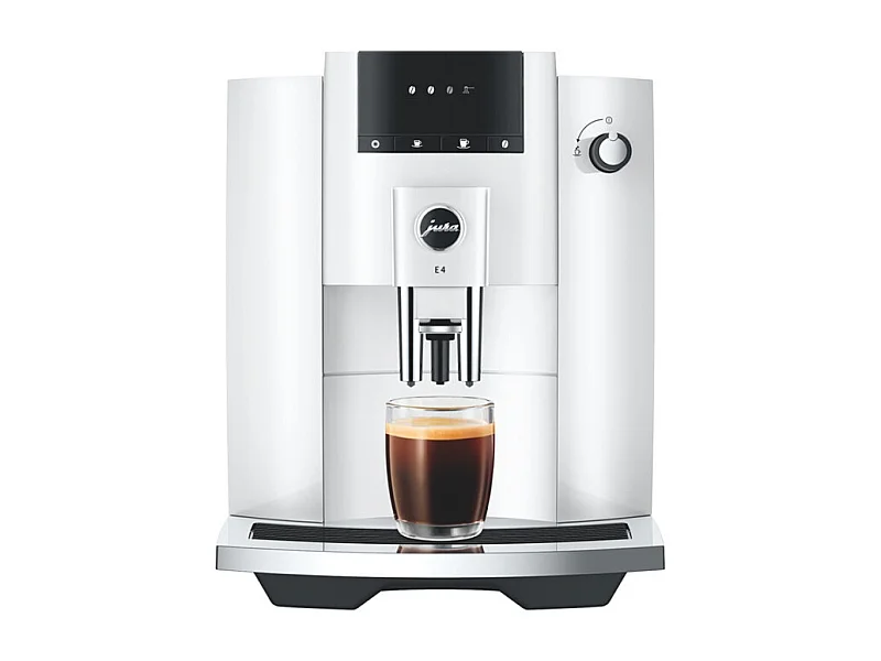 Expresso avec broyeur Jura E4 PIANO WHITE