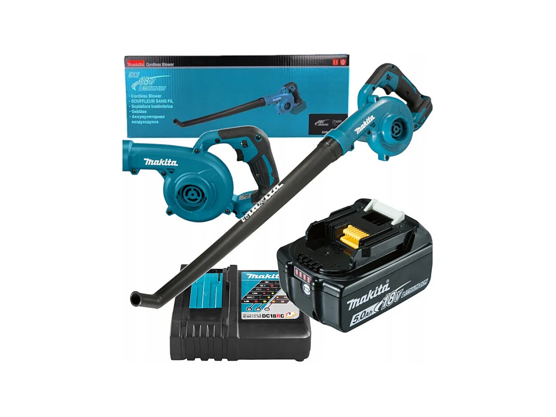 Souffleur MAKITA 18V MAKITA DUB186RT + Batterie BL1850 + Chargeur DC18RC