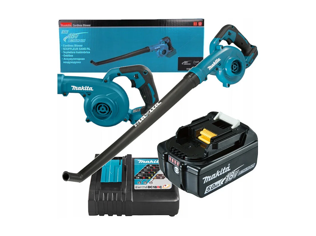 Souffleur MAKITA 18V MAKITA DUB186RT + Batterie BL1850 + Chargeur DC18RC
