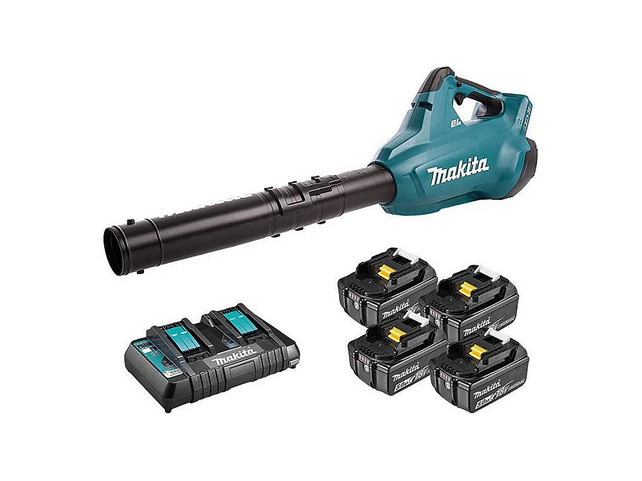 Souffleur à Batterie MAKITA DUB362PT4 LXT 36V (2x18V) (4x5Ah) + Chargeur double DC18RD