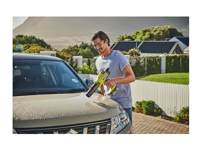 Souffleur ultra compact - RYOBI - 18 V - Brushless - Vitesse max. 241,5 km/h - Débit air max. : 6,51 m³/min - Vendu sans batte