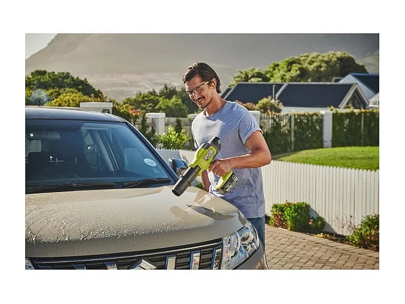 Souffleur ultra compact - RYOBI - 18 V - Brushless - Vitesse max. 241,5 km/h - Débit air max. : 6,51 m³/min - Vendu sans batte