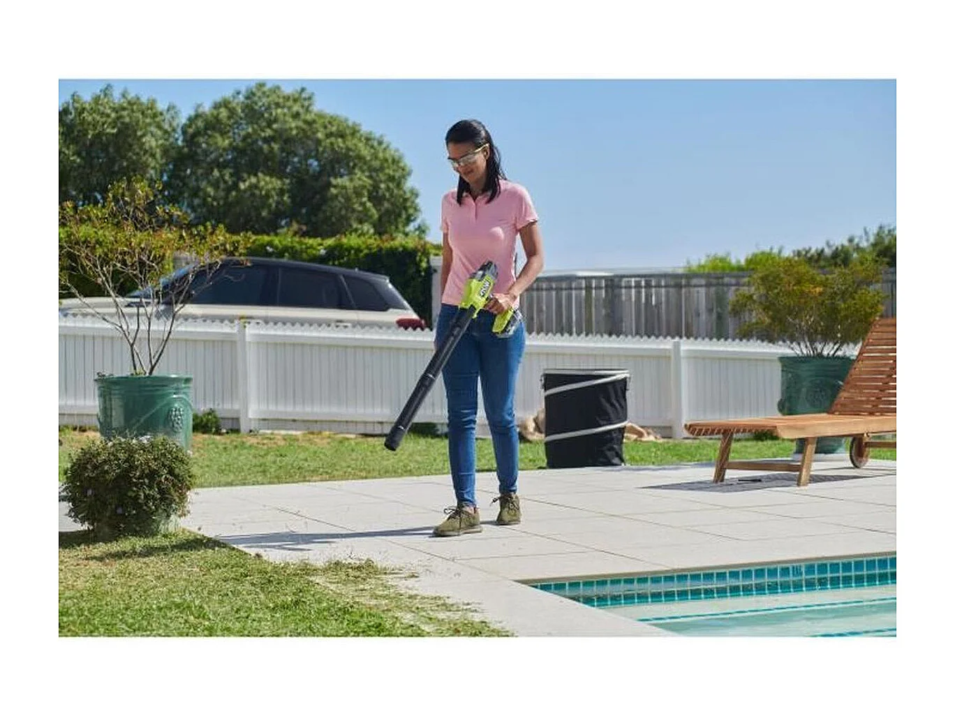 Souffleur ultra compact - RYOBI - 18 V - Brushless - Vitesse max. 241,5 km/h - Débit air max. : 6,51 m³/min - Vendu sans batte