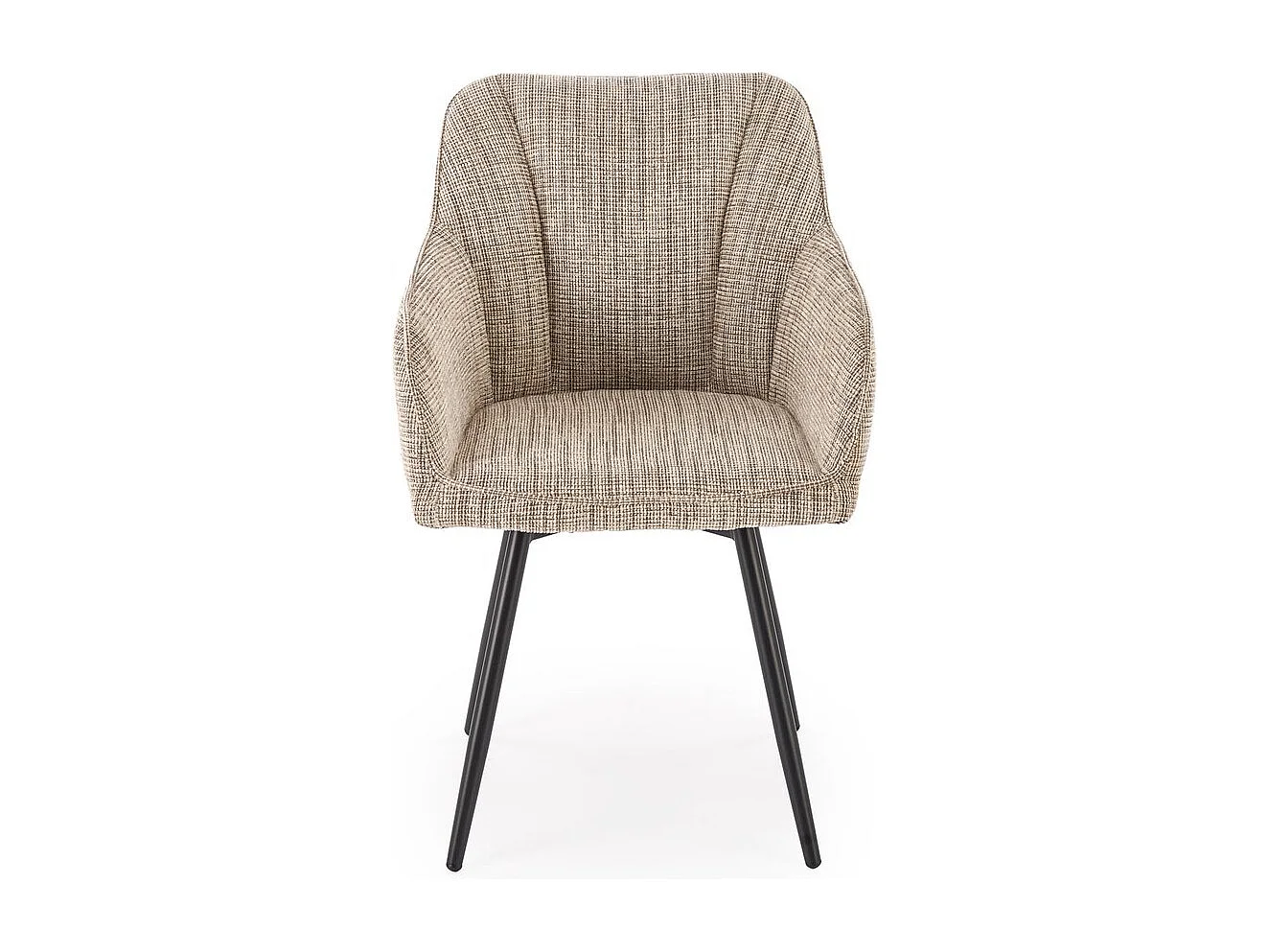 Stuhl K576/Stoffbezug&Metall/Beige