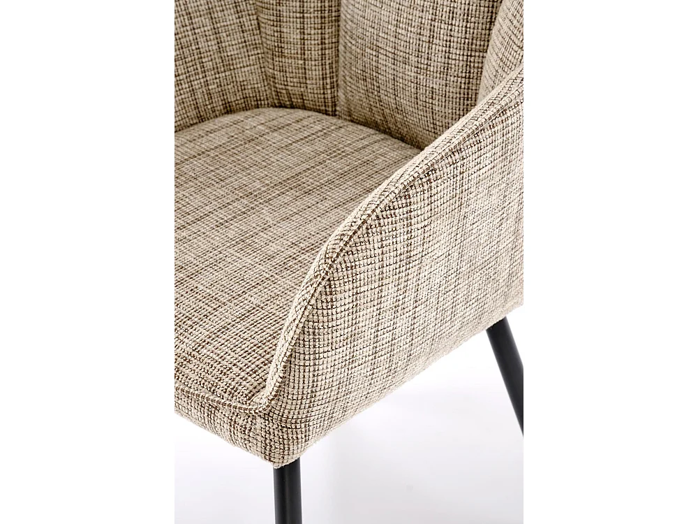 Stuhl K576/Stoffbezug&Metall/Beige