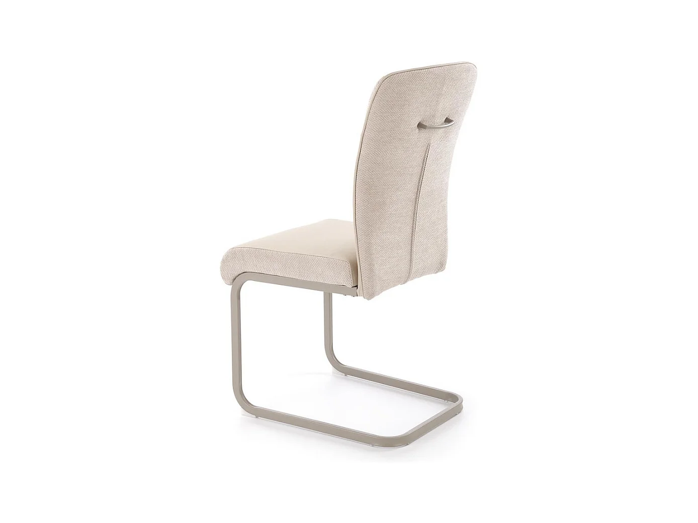 Stuhl K584/Stoff&Kunstleder/Beige