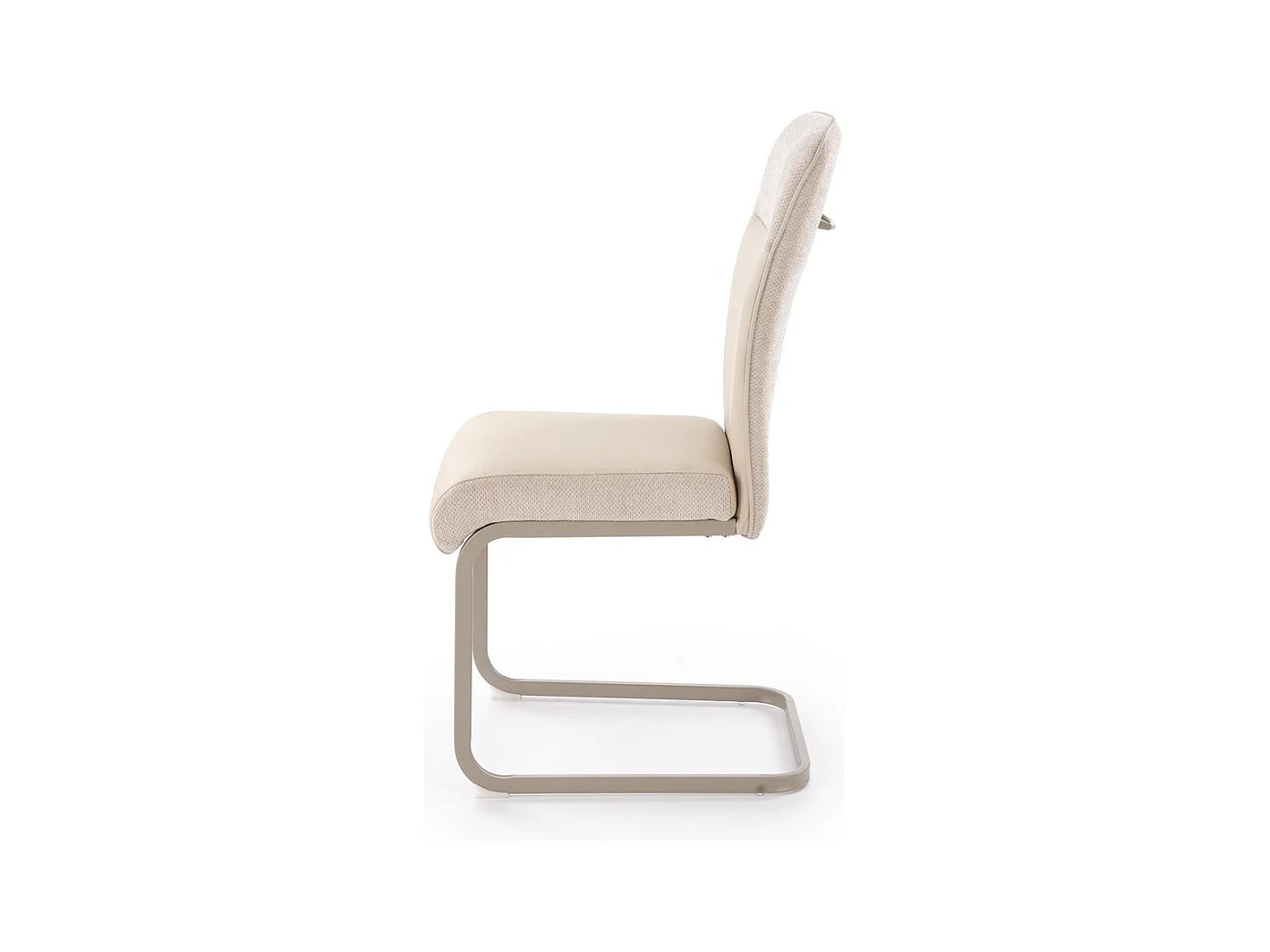 Stuhl K584/Stoff&Kunstleder/Beige